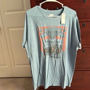 NWT tailgate Budweiser tee